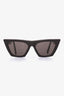 Celine Black Acetate Edge Cat Eye Sunglasses