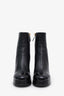 Pre-loved Chanel™ Black Interlocking CC Logo Boots Size 38C