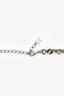Pre-loved Chanel™ 2026 Metiers D'Art Silver Tone/Green Crystal Necklace