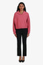 Roland Mouret Navy High Rise Fitted Pants Size 4