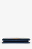 Prada Blue Saffiano Card Holder
