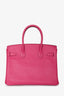 Hermès 2011 Candy Collection Rose Tyrien Chevre Birkin 30 PHW