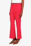 Gucci Pink Straight Leg Pants Size 42