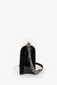 Pre-loved Chanel™ 2014 Black Patent Leather Old Medium Boy Bag