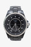 Pre-loved Chanel™ Black J12 Ceramic and Diamond Watch 37mm