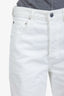 Citizens of Humanity White Denim Straight Leg Ayla Jeans Size 26