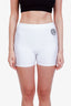 Chrome Hearts White Logo Biker Shorts Size M