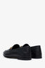 Gucci Black Leather Jordaan Loafers Size 38.5