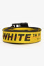 Off-White Yellow/Black Canvas Industrial Belt