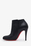 Christian Louboutin Black Leather Ankle Boots Size 36.5