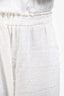 Sibel Saral White Linen Pants Size L