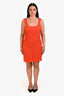 Rails Coral Sustainable Silk Crinkle Textured Scoop Neck Sleeveless Mini Dress Size XL