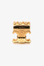 Celine Gold Tone Triomphe Hair Clips