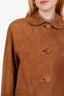 Prada Brown Suede Light Jacket Size 38