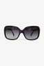 Pre-loved Chanel™ Black/White Acrylic Square Frame Bow Detail Sunglasses