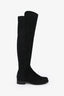 Stuart Weitzman Black Suede 'Gianella' Long Boots Size 7