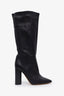 IRO Black Leather Knee High Boots Size 39