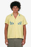 Bode Green Chicory Beaded Shirt Size XL Mens