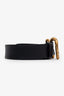 Gucci Black Leather Snake Belt Size 120