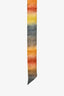 Christian Dior Beige/Multicolour Silk Ombre Twilly