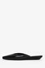Lou Lou Studio Black Leather Square Toe Flats Size 37