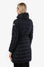 Doudoune longue en nylon noir Moncler taille 0