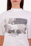 Anine Bing White Printed Mick Jagger T-Shirt Size XS