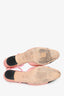 Pre-loved Chanel™ Pink Sequin Black Toe Cap Slingback Heels Size 39.5