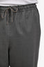 Thom Browne Grey Drawstring Pants Size 4 Mens