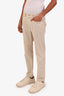 Loro Piana Beige Cotton Straight Leg Pants Size 33 Mens