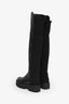 Stuart Weitzman Black Leather 5050 Ultralift Boots Size 36.5