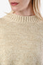J.W. Anderson Cream Cotton Chunky Knit Crop Tie Back Sweater Size S