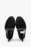 Saint Laurent Black Suede Platform Gladiator Platform Sandals Size 39.5