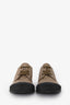 Prada Sport Beige/Black Canvas Trainers Size 6.5