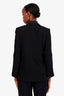 Stella McCartney Black Single Breasted Blazer Size 38