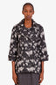 Pre-loved Chanel™ FW13 'Globalisation' Collection Black/White Tweed Coat Size 34