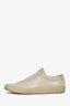 Common Projects Taupe Leather 'Achilles' Low Top Sneakers Size 40