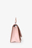 Max Mara Pink Leather Flap Shoulder Bag