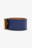 Hermès Navy Blue Leather Kelly Dog Bracelet