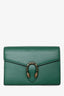 Gucci Green Leather Dionysus Wallet on Chain
