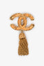 Pre-loved Chanel™ Gold Tone CC Tassel Brooch