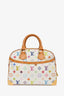 Louis Vuitton x Takashi Murakami White Multicolour Top Handle Bag