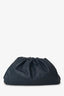 Bottega Veneta Navy Leather Classic Large Pouch Clutch