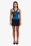Lamarque Black Lamb Leather 'Thalia' Mini Skirt Size XS