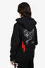 Christopher Kane Black 'Techno' Graphic Hoodie Size XS
