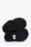 Balenciaga Black Faux Mink Fur Alaska Low Winter Boots Size 37-38