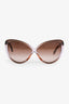 Tom Ford Burgundy Tinted 'Margot' Sunglasses