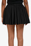 Red Valentino Black Pleated Mini Skort Size 38