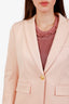 Veronica Beard Light Pink Blazer and Stretch Slim Pant Set Size 4