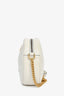 Gucci White Leather Marmont Round Mini Shoulder Bag